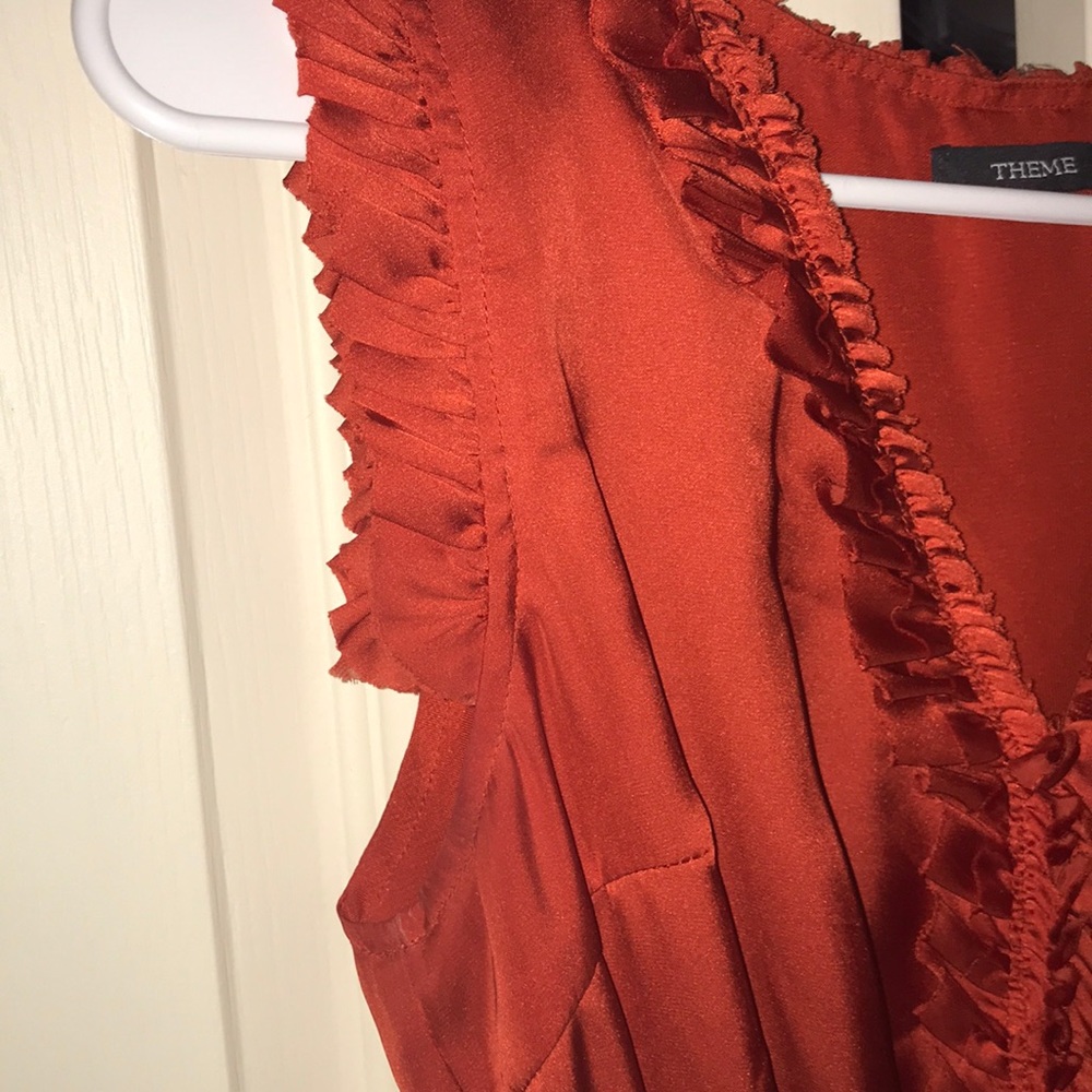 Theme Burnt Orange Dress - Picture 3 of 6